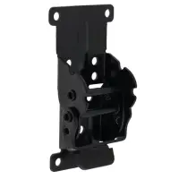 Кронштейн складной ТУНДРА ks001, 70х70 мм, цвет черный, набор 2 шт