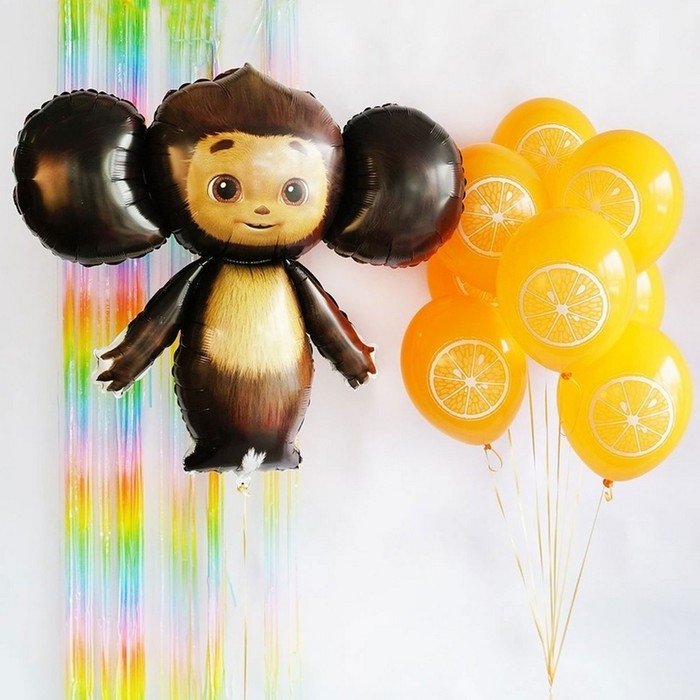 Шар фольгированный 46" &laquo;Чебурашка&raquo;, фигура