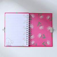 Блокнот на замочке А6, 50 л. &laquo;С 8 Марта&raquo;