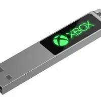 Флешка markBright с зеленой подсветкой, 32 Гб