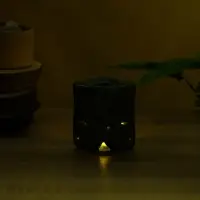 Аромалампа "Близнецы" керамика, цв. зелёный, 6,5х6,5х9 см