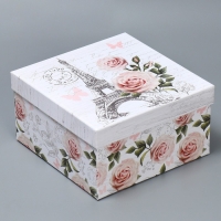 Набор коробок 10 в 1, упаковка подарочная, &laquo;Шебби&raquo;, 10.2 х 10.2 х 6‒28.2 х 28.2 х 15 см