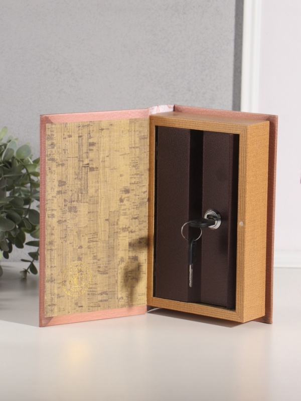 Сейф-книга дерево кожзам "История Русского балета" тиснение 21х13х5 см