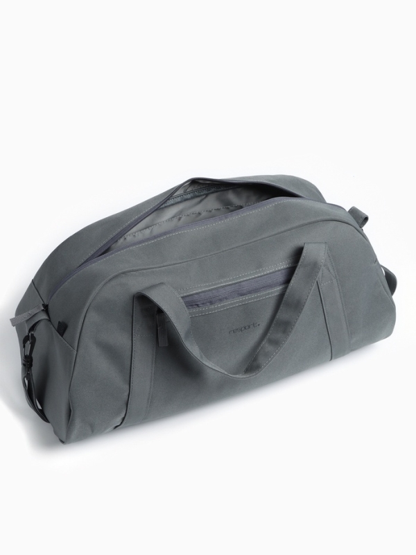 Сумка спортивная на молнии, размер универсальный , цвет серый
