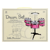 Барабанная установка &laquo;Хард-рок&raquo;, 5 барабанов, 1 тарелка, цвет чёрный