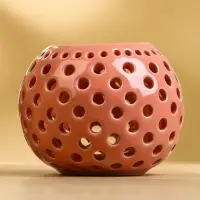 Аромалампа  "Шар" керамика, цв. коралловый, 8,5х8,5х8 см