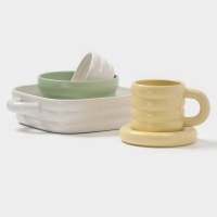 Форма для запекания Доляна &laquo;Зефир&raquo;, 1,5 л, 21&times;21 см, квадратная, керамика, белая