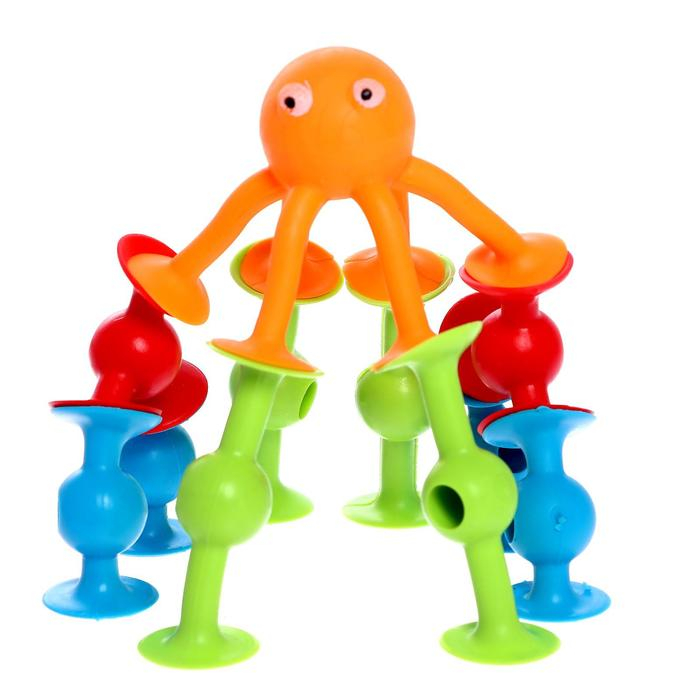 Конструктор &laquo;Забавные присоски&raquo;, 39 деталей