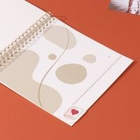 Фотоальбом на спирали 20 листов "Мы женаты" объёмный элемент + 4 вкладки 24х24 см