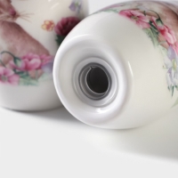 Набор для специй Доляна &laquo;Зайка&raquo;, 2 предмета: солонка, перечница, 130 мл