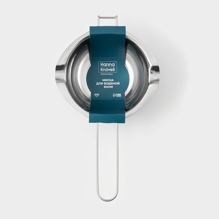 Миска из нержавеющей стали для водяной бани Hanna Kn&ouml;vell, 670 мл, 16&times;7 см