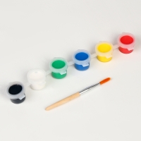 Ёлочные шары под раскраску на новый год &laquo;Волшебный подарок&raquo;&lrm;, 2 шт, новогодний набор для творчества