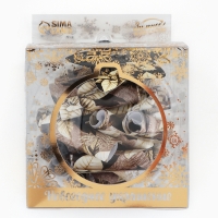 Новогодний шар ёлочный с пожеланиями &laquo;Пусть зима исполняет желания&raquo;, на Новый год, 30 свитков, d = 8 см