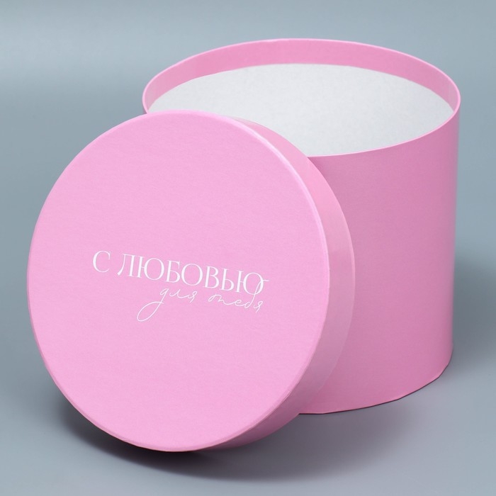 Набор шляпных коробок 5 в 1, упаковка подарочная, &laquo;Цветы&raquo;, 13 х 14 ‒ 19.5 х 22 см