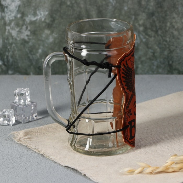 Кружка стеклянная пивная &laquo;За ВДВ&raquo;, 500мл