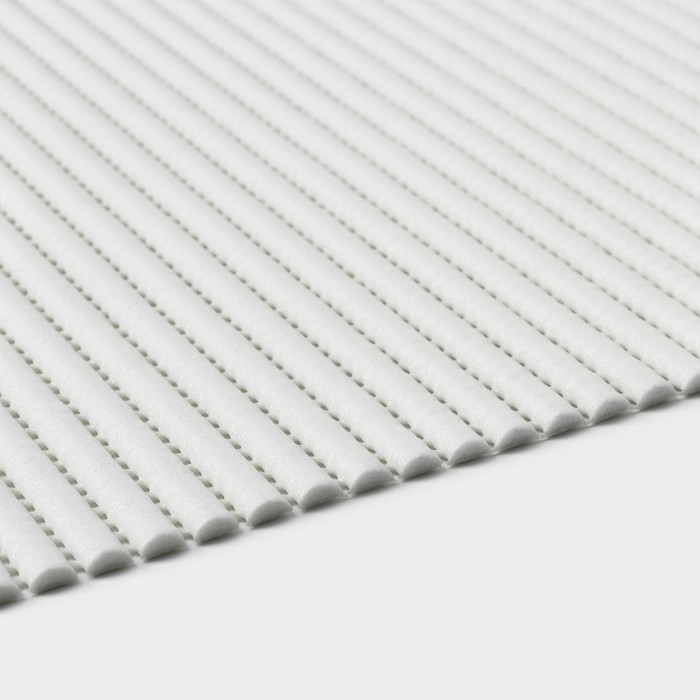 Коврик для ванной и туалета Доляна, 65&times;100 см, цвет белый