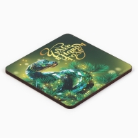 Магнит новогодний деревянный &laquo;Новый год: Чудес в новом году&raquo;, 8 х 8 см