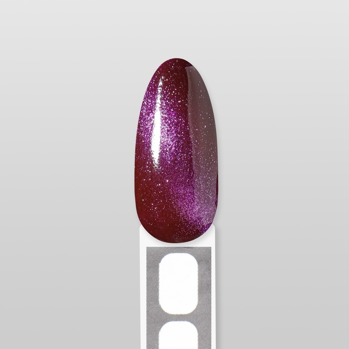 Гель лак для ногтей &laquo;CAT`S EYE NEON&raquo;, 3-х фазный, 10 мл, LED/UV, цвет сиреневый (47)