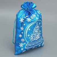 Мешочек подарочный парча &laquo;Новогоднее желание&raquo;, 20 х 30 см +/- 1.5 см, Новый год