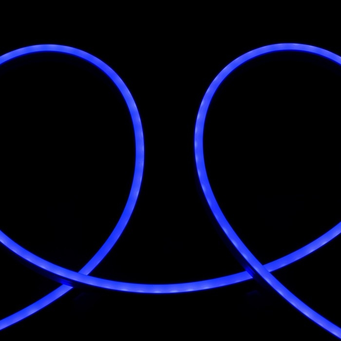 Гибкий неон Luazon Lighting 6 &times; 12 мм, IP65, 5 м, SMD2835, 120 LED/м, 12 В, свечение синее