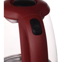 Чайник HYK-G1002 1.7л. 2200Вт бордовый