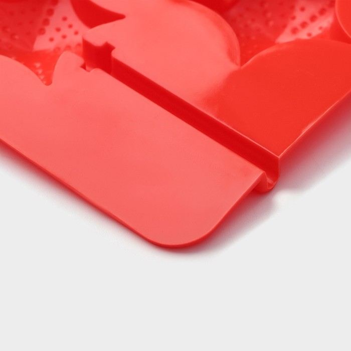 Форма для леденцов Доляна &laquo;Звездочёт&raquo;, силикон, 9,5&times;24&times;1 см, 6 ячеек (4,2&times;3,8 см), с палочками, цвет МИКС