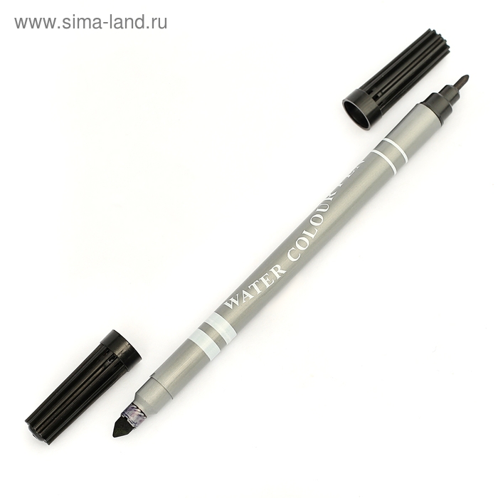 Фломастеры, 10 цветов, двухсторонние, круглый наконечник 2 мм/5 мм, вентилируемый колпачок, блистер