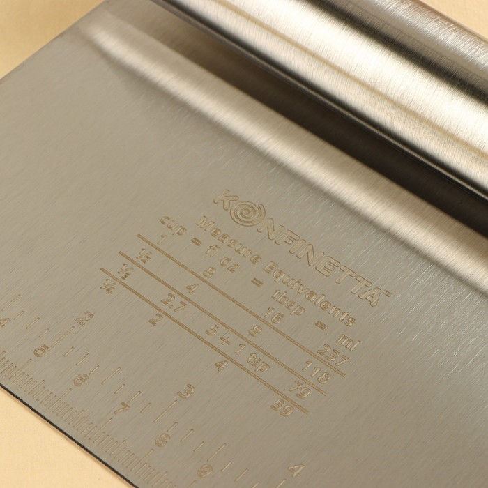 Шпатель кондитерский с размерной линейкой KONFINETTA, 15&times;11,5 см