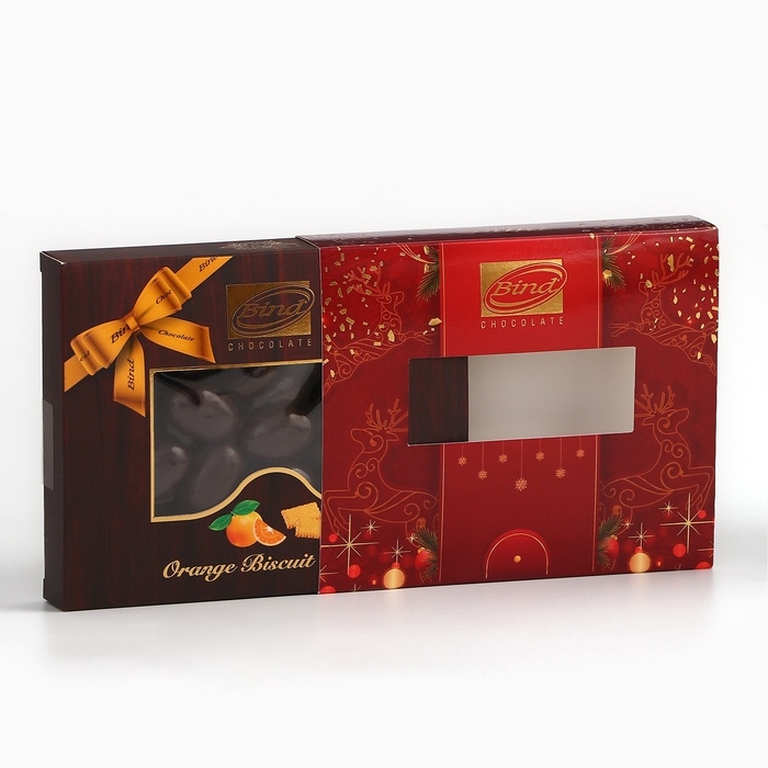 Шоколадное драже "Бисквит в шоколаде" со вкусом апельсина, 100 г