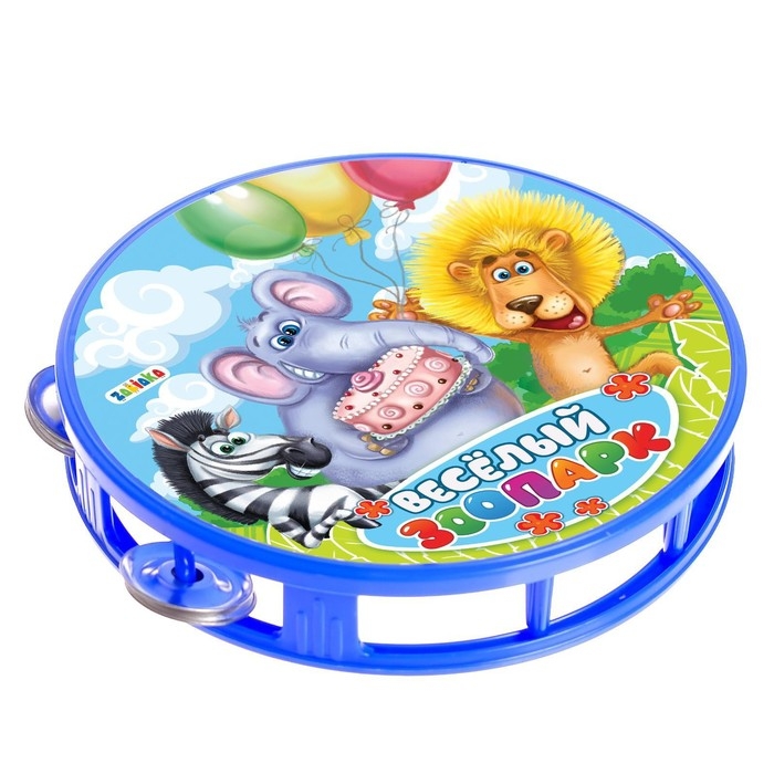 Бубен &laquo;Весело поём&raquo;, большой, МИКС