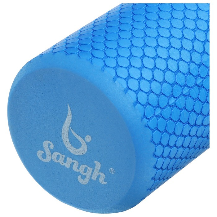 Ролик массажный Sangh, 30х9 см, цвет синий