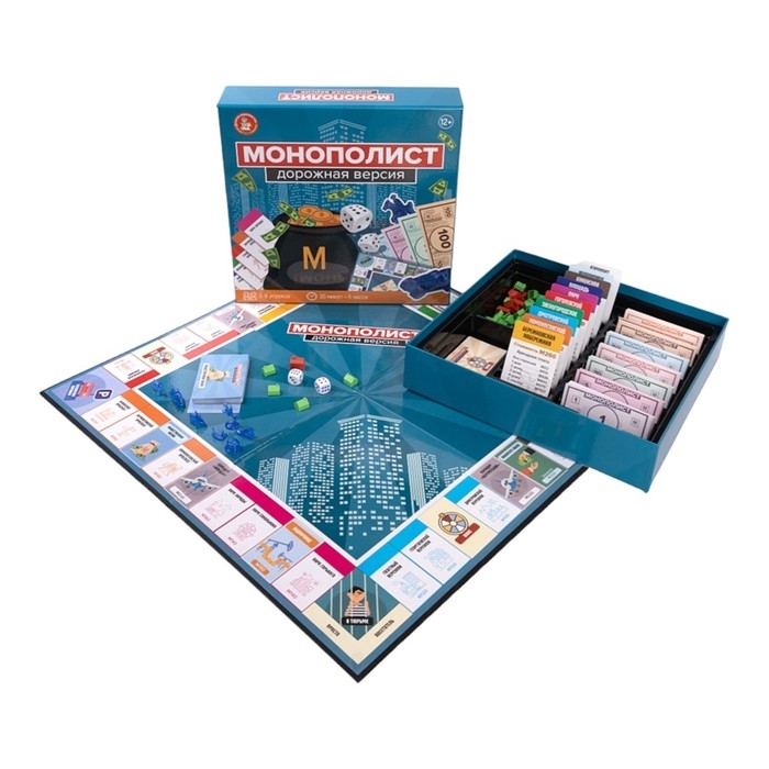 Игра настольная &laquo;Монополист. Дорожная версия&raquo;, 2-8 игрков, 12+