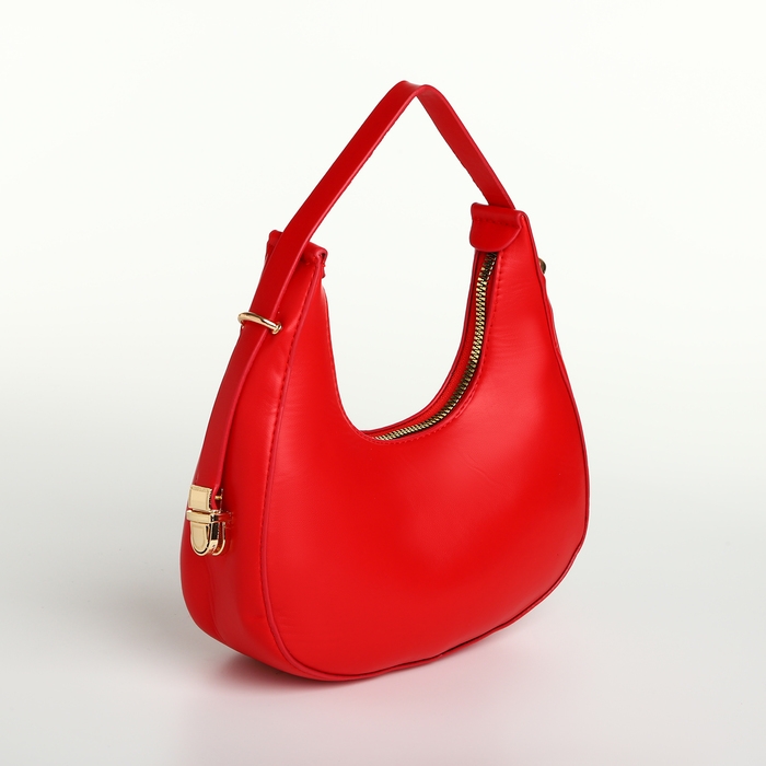 Сумка женская, 20,5*7*12, отд на молнии, регу ручка, красный