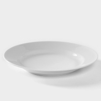 Тарелка фарфоровая &laquo;Идиллия&raquo;, d=20 см, белая