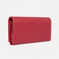 Кошелёк женский на кнопке, цвет красный