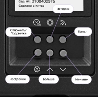Метеостанция домашняя погодная станция часы КТ-3730