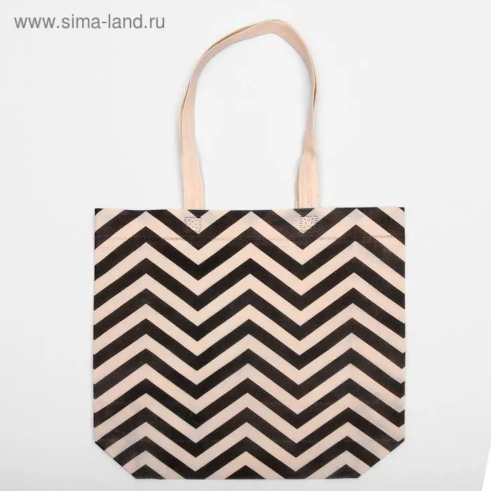 Пакет с петлевой ручкой &laquo;Эко&raquo;, 30&times;42&times;5 см, бежевый