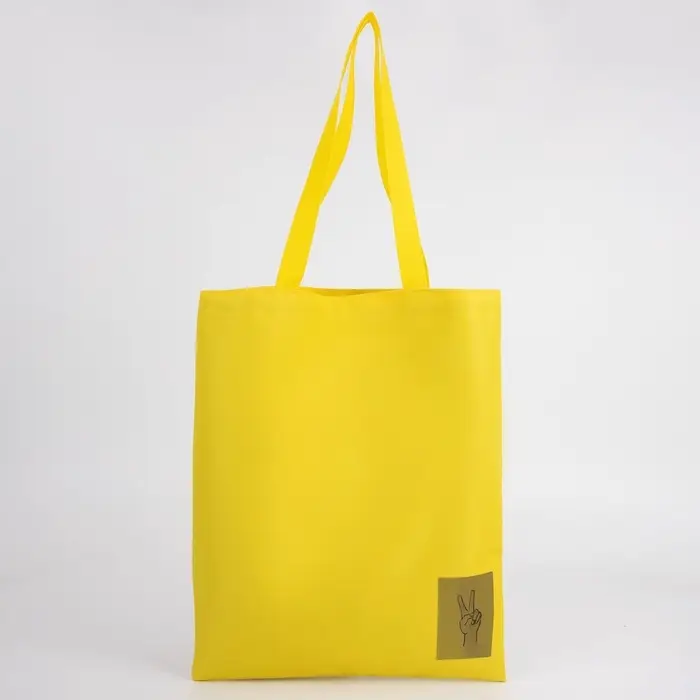 Сумка шопер Peace, желтая