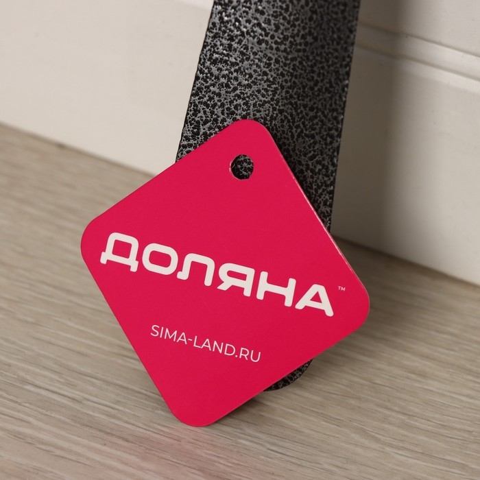 Ложка для обуви Доляна, с кольцом, 30&times;5 см, покрытие антик серебро