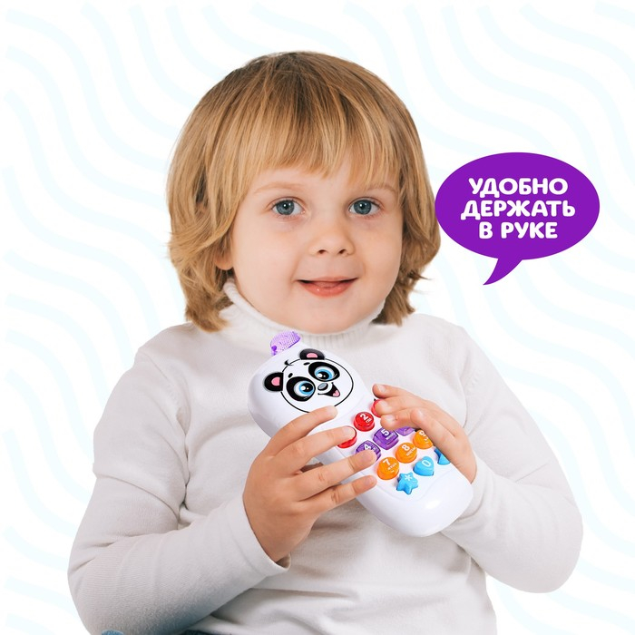 Телефончик музыкальный &laquo;Весёлый друг&raquo;, световые эффекты, русская озвучка, работает от батареек