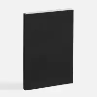 Ежедневник Flat Light, недатированный, черный