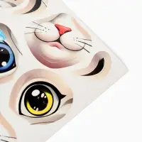 Аппликация наклейками "Весёлые мордашки"