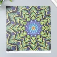 Бумага для скрапбукинга двусторонняя "Эклектика серебро и мехенди" плотн 180гр 30,5х32см