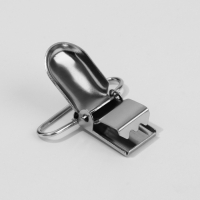 Клипсы для подтяжек 3*1,5см (наб 10 шт цена за наб) серебряный АУ