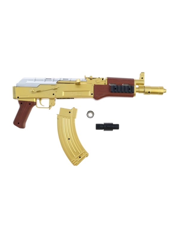 Автомат "АК-47 золотой" с лазером, 46 см