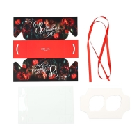 Коробка для капкейка &laquo;8 марта&raquo;, 16 х 8 х 10 см