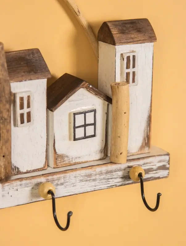 Вешалка &laquo;Улица&raquo;, 35&times;9&times;24 см, дерево