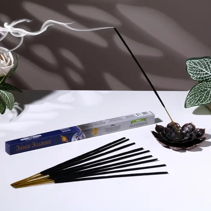 Благовония "Зодиак РАК &ndash; мята", 8 палочек
