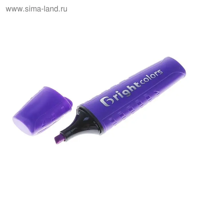 Маркер-текстовыделитель, наконечник скошенный, 5 мм, МИКС