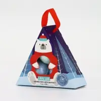 Бомбочки для ванны &laquo;Мишка&raquo;, 3 шт х 40 г, морозная черника, URAL LAB